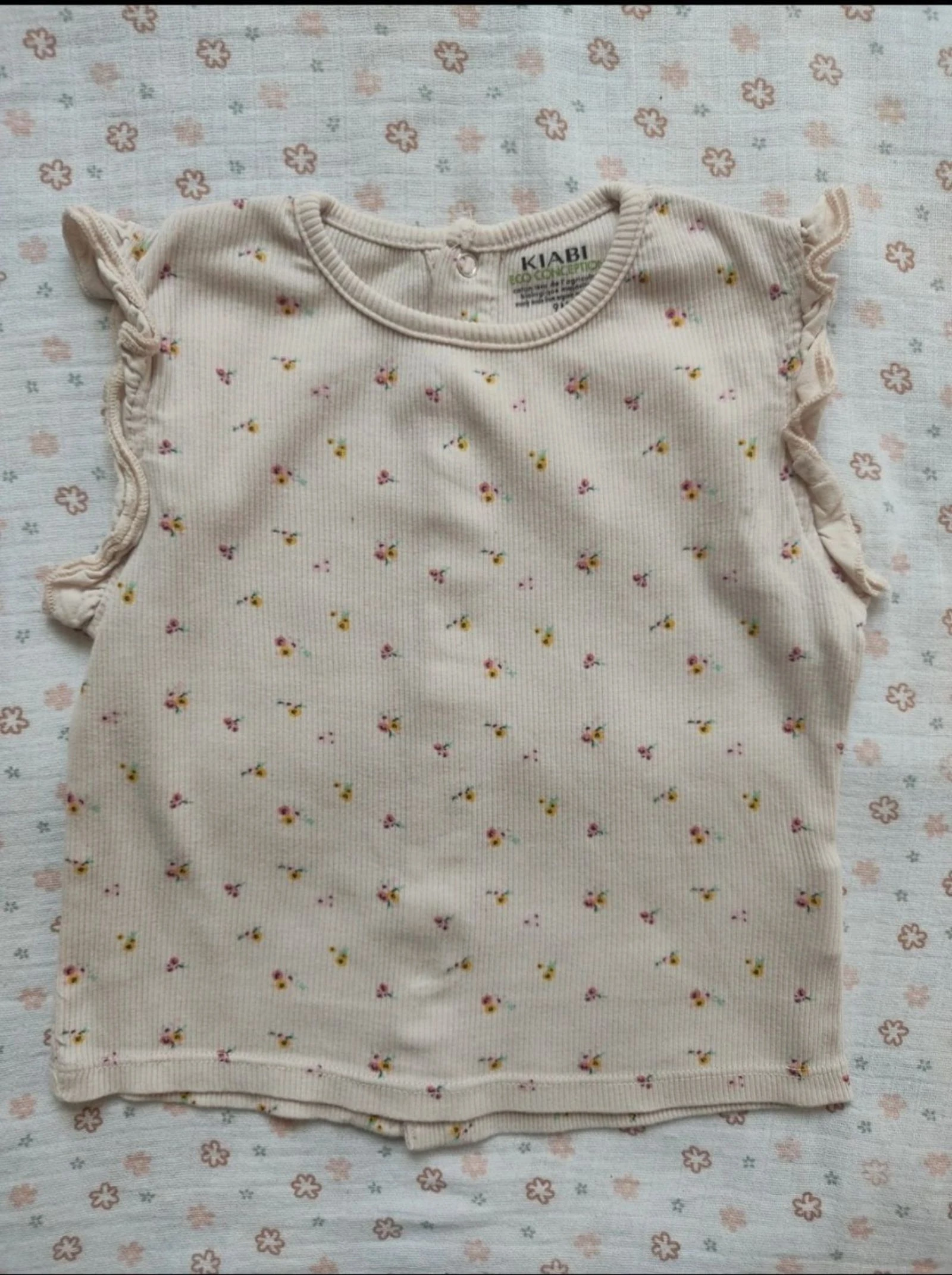 Lote de 3 camisetas de verano Kiabi y DPAM - Talla 9 meses - Muy buen estado – photo 8